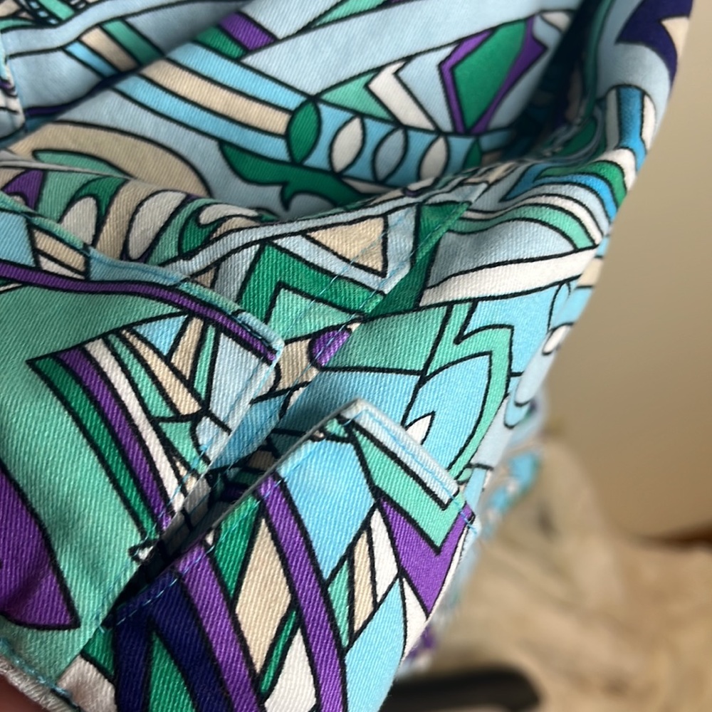 Chico’s Size 2 Fun Patterned Jacket/Blazer. Metal… - image 4